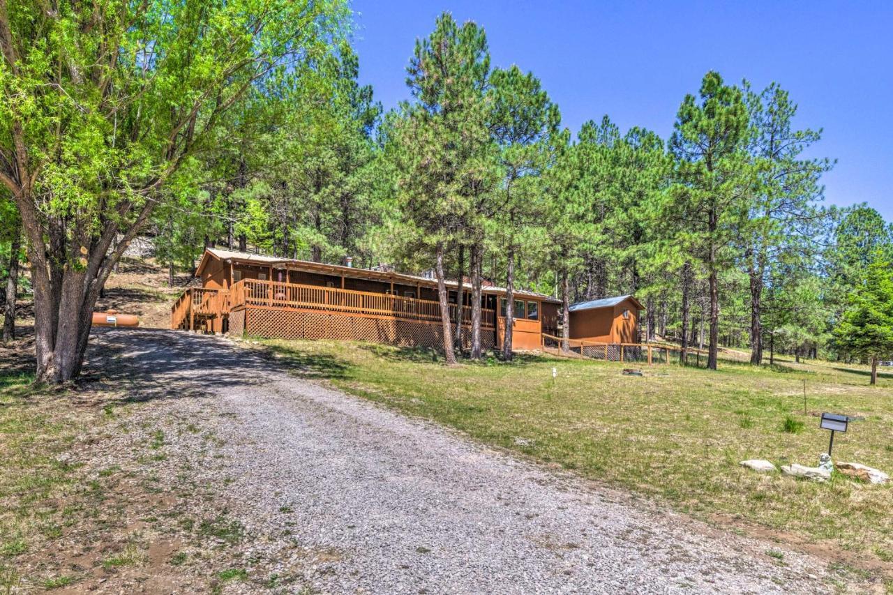 Quiet Cloudcroft Cabin With Porch And Gas Grill! Extérieur photo