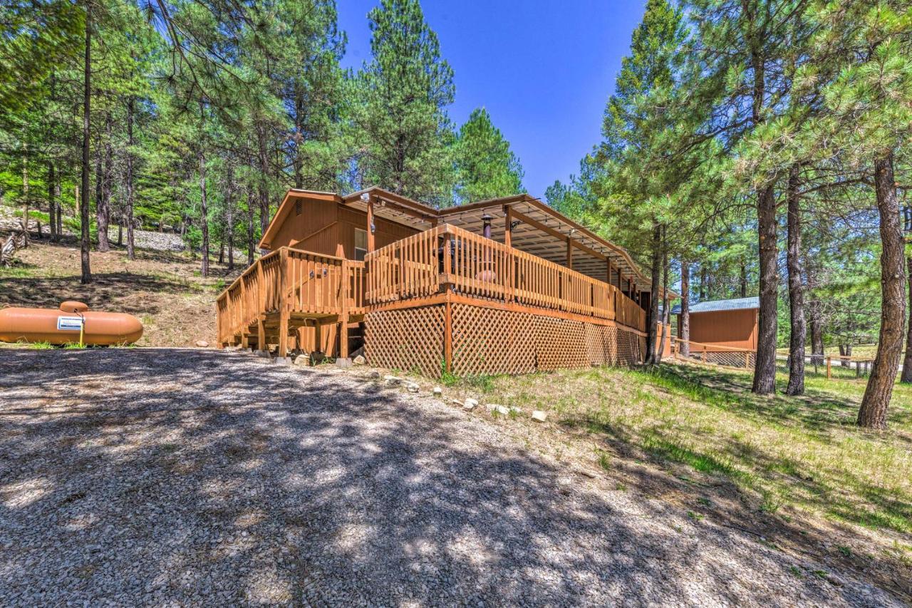 Quiet Cloudcroft Cabin With Porch And Gas Grill! Extérieur photo
