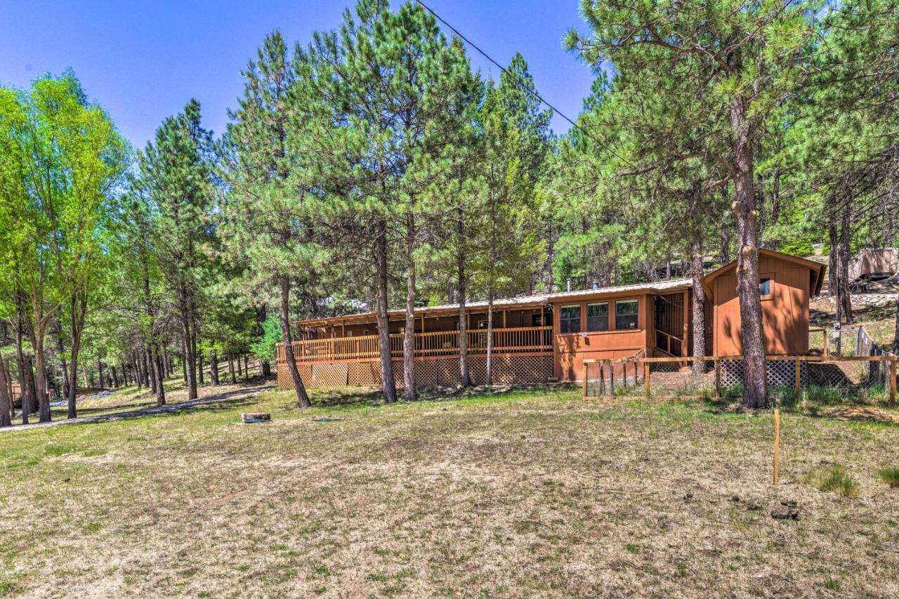 Quiet Cloudcroft Cabin With Porch And Gas Grill! Extérieur photo