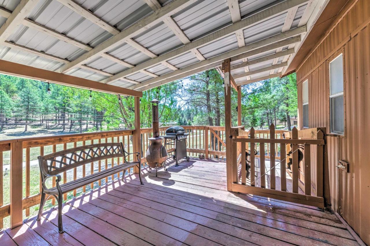 Quiet Cloudcroft Cabin With Porch And Gas Grill! Extérieur photo